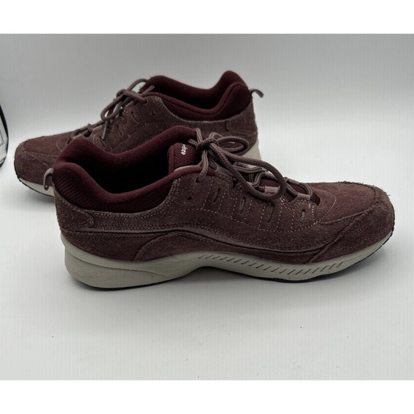 Easy Spirit Seromy Burgundy Suede Leather Walking Shoes Women 10W - Picture 2 of 8